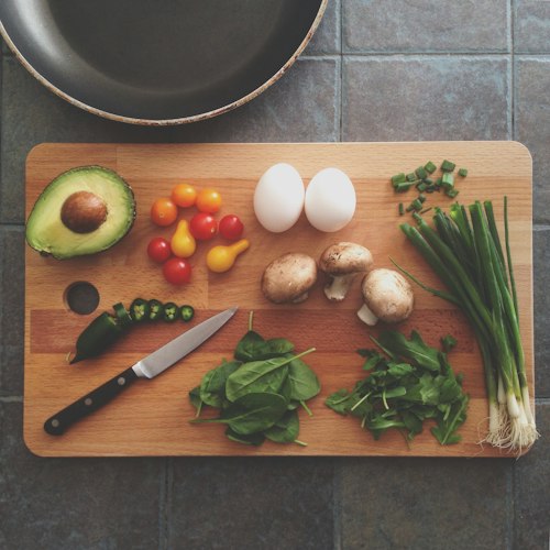 Fresh vegetables and ingredients